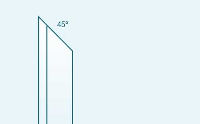 Single Edges 45° vertical